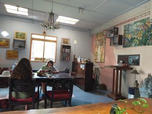 Inside seating at Palm Sugar Cafe in Banyuwangi