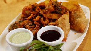 MIX BHAJI  at Marinades Indian Cuisine in Cairns