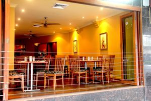 VIEW FROM OUTSIDE  at Marinades Indian Cuisine in Cairns