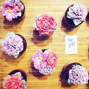 純植物花藝甜食 // 日式菓子 at Nä Yě 娜野 in Tainan