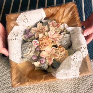 Vegan Flower Art Desserts  at Nä Yě 娜野 in Tainan