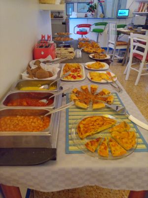 Continental buffet breakfast at Meublè Adriana in Sirmione
