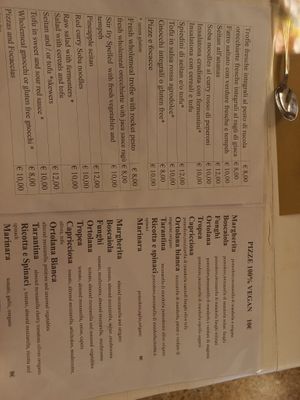 Dishes & Prices July 2022 at Meublè Adriana in Sirmione