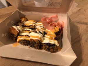 Fried california roll at Vegan Sushi Bar - Kinkerstraat in Amsterdam