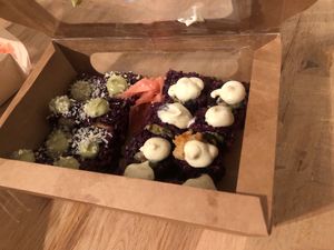 Vegan sushi at Vegan Sushi Bar - Kinkerstraat in Amsterdam