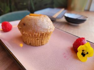 Cashew cupcake at Vegan Sushi Bar - Kinkerstraat in Amsterdam