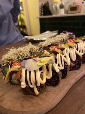 Sushi  at Vegan Sushi Bar - Kinkerstraat in Amsterdam