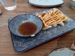 Gyoza at Vegan Sushi Bar - Kinkerstraat in Amsterdam