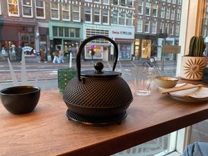 Jasmine tea  at Vegan Sushi Bar - Kinkerstraat in Amsterdam
