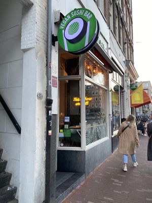 Outside  at Vegan Sushi Bar - Kinkerstraat in Amsterdam