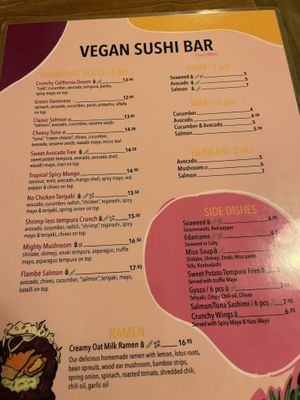   at Vegan Sushi Bar - Kinkerstraat in Amsterdam