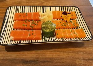 Sashimi  #Veganuary at Vegan Sushi Bar - Kinkerstraat in Amsterdam