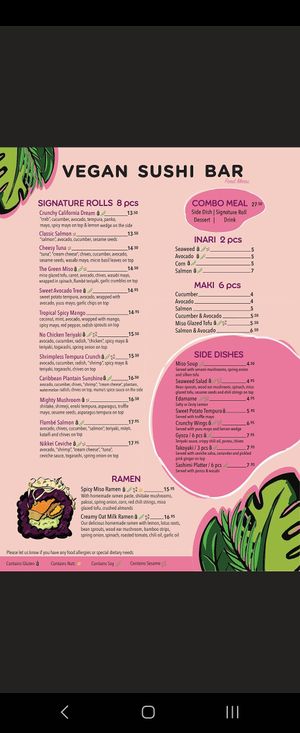  at Vegan Sushi Bar - Kinkerstraat in Amsterdam
