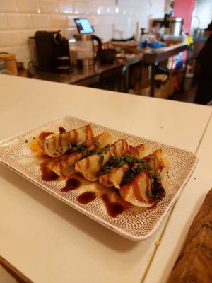 Gyoza at Vegan Sushi Bar - Kinkerstraat in Amsterdam