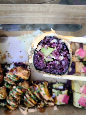 "crab" at Vegan Sushi Bar - Kinkerstraat in Amsterdam