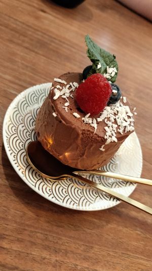 Chocolate ice cream at Vegan Sushi Bar - Kinkerstraat in Amsterdam