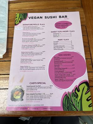   at Vegan Sushi Bar - Kinkerstraat in Amsterdam