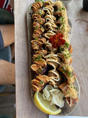 Sushi rolls   at Vegan Sushi Bar - Kinkerstraat in Amsterdam