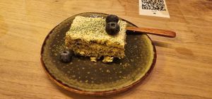 Matcha tiramisu at Vegan Sushi Bar - Kinkerstraat in Amsterdam