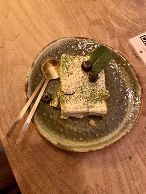 Matcha tiramisu   at Vegan Sushi Bar - Kinkerstraat in Amsterdam