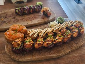 Sushi at Vegan Sushi Bar - Kinkerstraat in Amsterdam