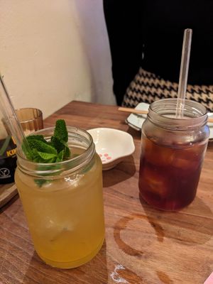 Iced teas at Vegan Sushi Bar - Kinkerstraat in Amsterdam