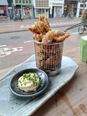 No chicken wings at Vegan Sushi Bar - Kinkerstraat in Amsterdam