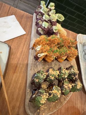 Sushi specialtiess  at Vegan Sushi Bar - Kinkerstraat in Amsterdam