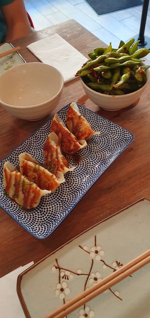 Gyosas at Vegan Sushi Bar - Kinkerstraat in Amsterdam