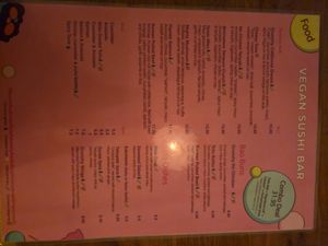  at Vegan Sushi Bar - Kinkerstraat in Amsterdam