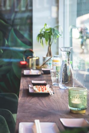 Window seats  at Vegan Sushi Bar - Kinkerstraat in Amsterdam