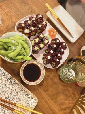 Really delicious!🥰 at Vegan Sushi Bar - Kinkerstraat in Amsterdam