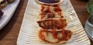 Gyoza at Vegan Sushi Bar - Kinkerstraat in Amsterdam