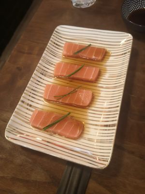 Tuna sashimi at Vegan Sushi Bar - Kinkerstraat in Amsterdam