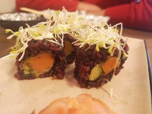 Sweet tree (fried sweet potato) at Vegan Sushi Bar - Kinkerstraat in Amsterdam