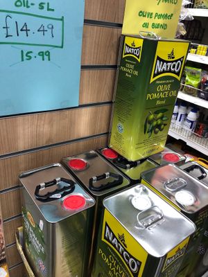 Bulk buy olive oil and other oils  at Reena Food Store in Rochester