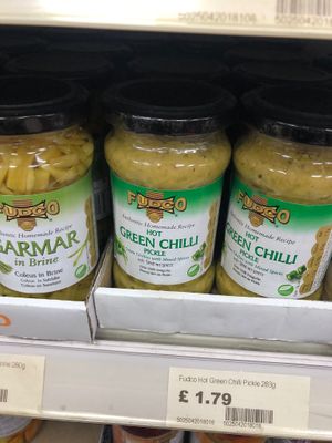 Chillis and chutneys at Reena Food Store in Rochester