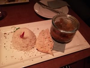 Slightly spicy vegetable curry Jalfrezi at ALEX in Dortmund