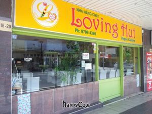 Updated exterior of Loving Hut restaurant Bankstown Nov 2012 at Loving Hut in Bankstown