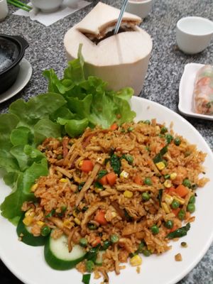 Thai rice at Loving Hut in Bankstown