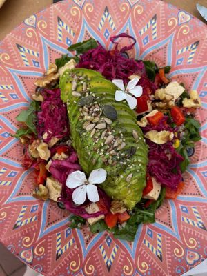 ensalada “La Cicer”  at Avocadisimo in Gran Canaria