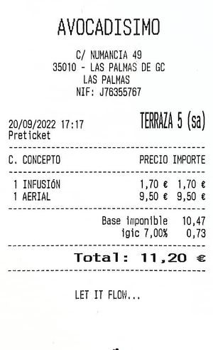 Bill at Avocadisimo in Gran Canaria