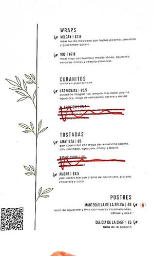 Menu 2 at Avocadisimo in Gran Canaria