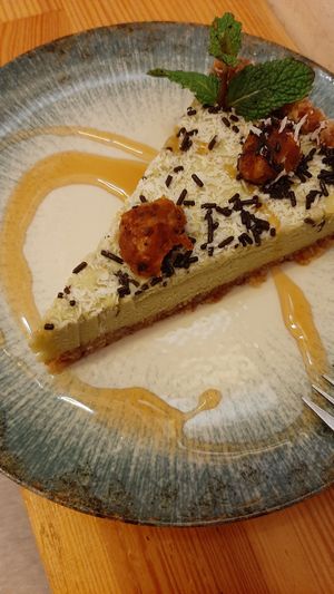 Avocado cheesecake at Avocadisimo in Gran Canaria