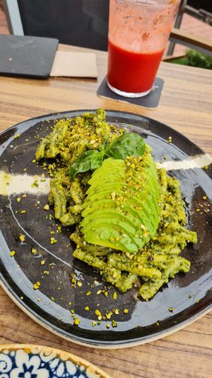 This pasta was just stunning! at Avocadisimo in Gran Canaria