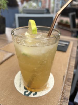 Homemade lemonade   at Avocadisimo in Gran Canaria