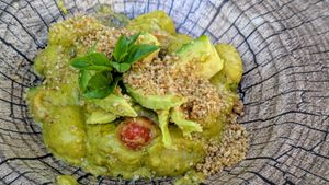 Gnocchi at Avocadisimo in Gran Canaria