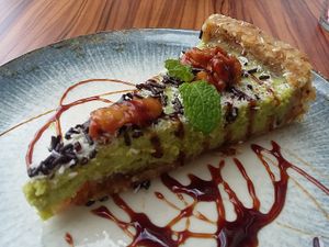 Avocado cake at Avocadisimo in Gran Canaria