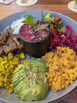 Buddha Bowl at Avocadisimo in Gran Canaria