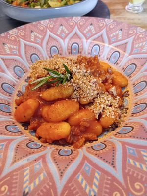 Gnocchi with amazing sauce at Avocadisimo in Gran Canaria